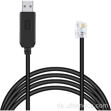 USB RS232 -Adapter an 4p4c RJ9 -Stecker